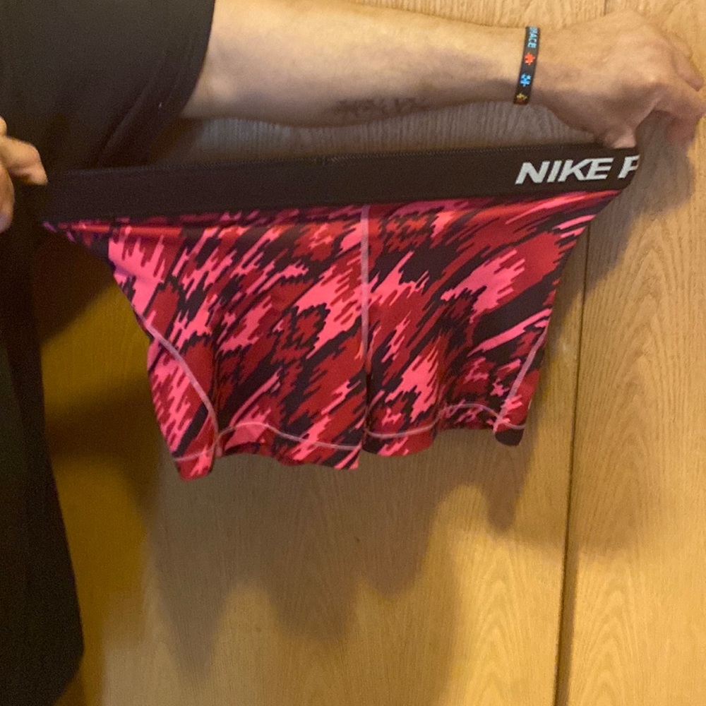 Used Nike biker shorts sworn once